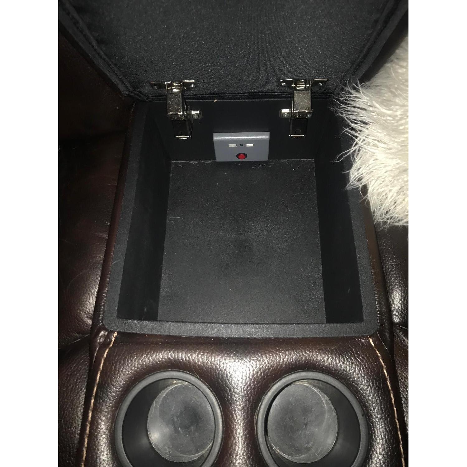 American Signature Furniture Power Reclining Sectional Sofa - image-6