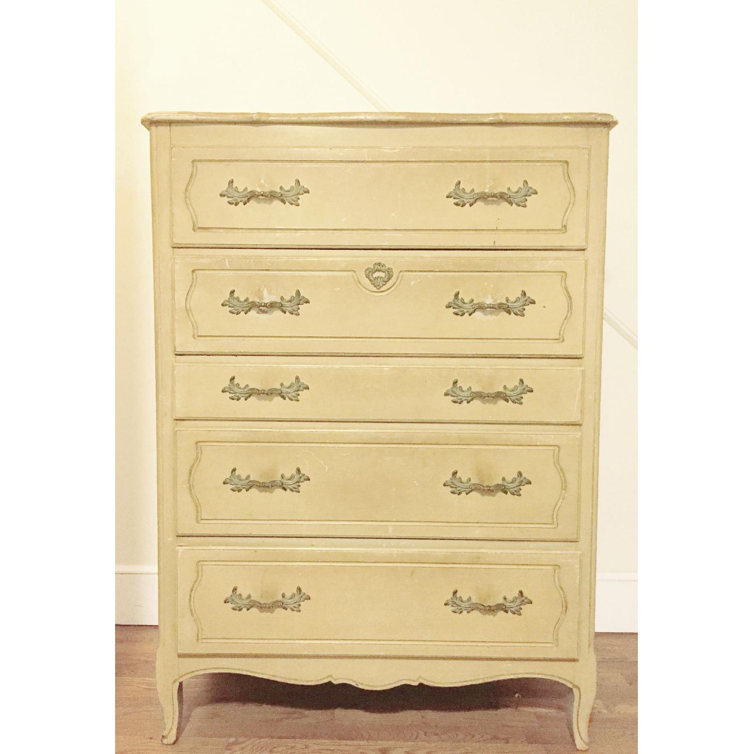 French Provincial Highboy Dresser - image-4