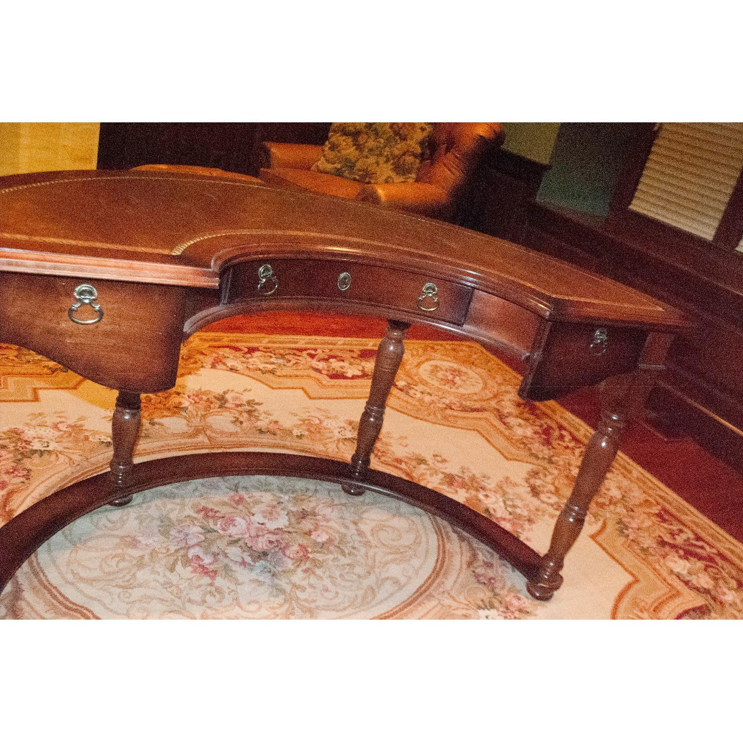 Pulaski Furniture Wooden Half-Moon Desk & Rolling Chair - image-4