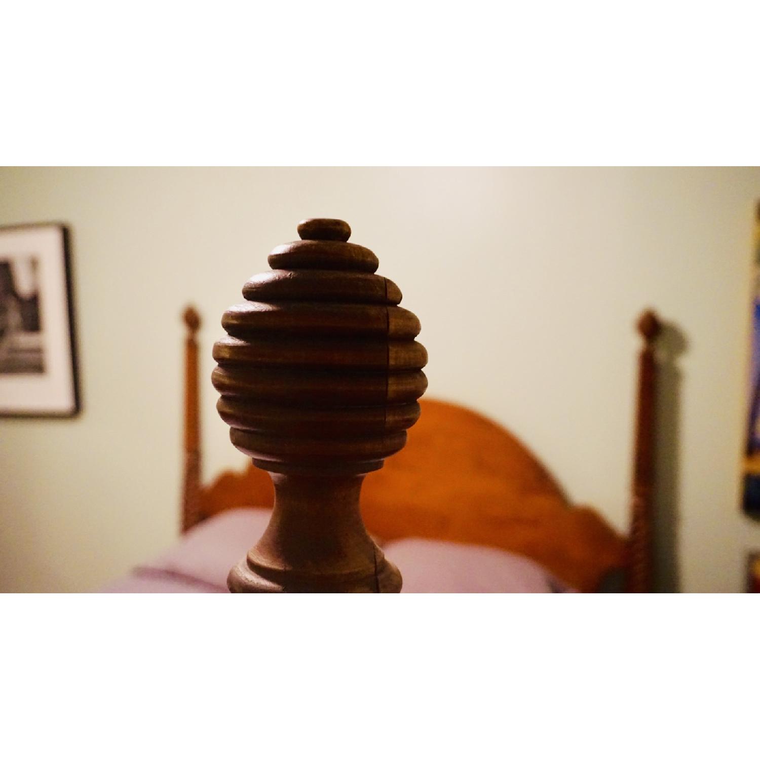 Vintage Queen Elizabeth's 4 Post Bed Frame - image-2