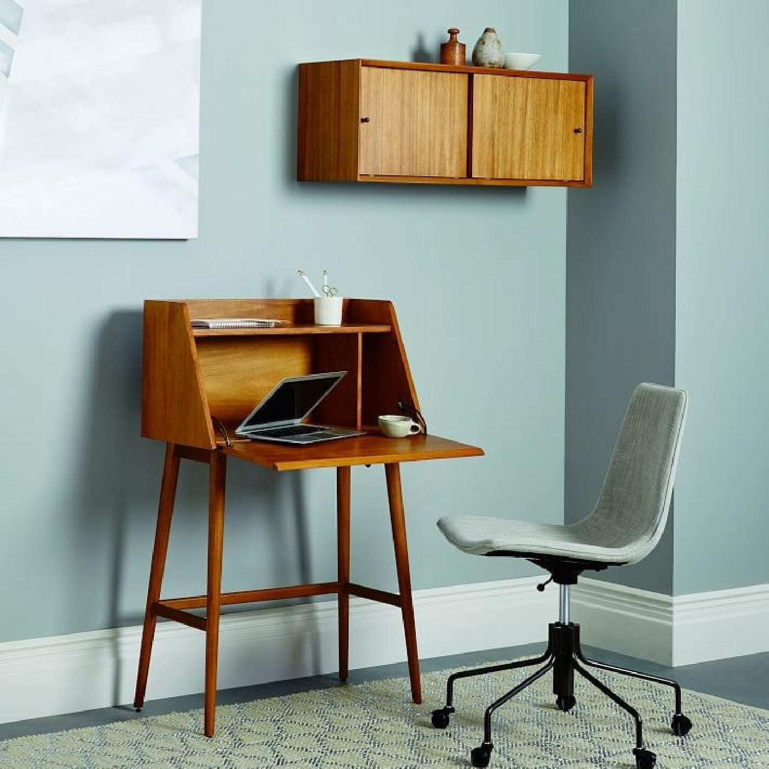 West Elm Mid Century Mini Secretary Desk - image-2