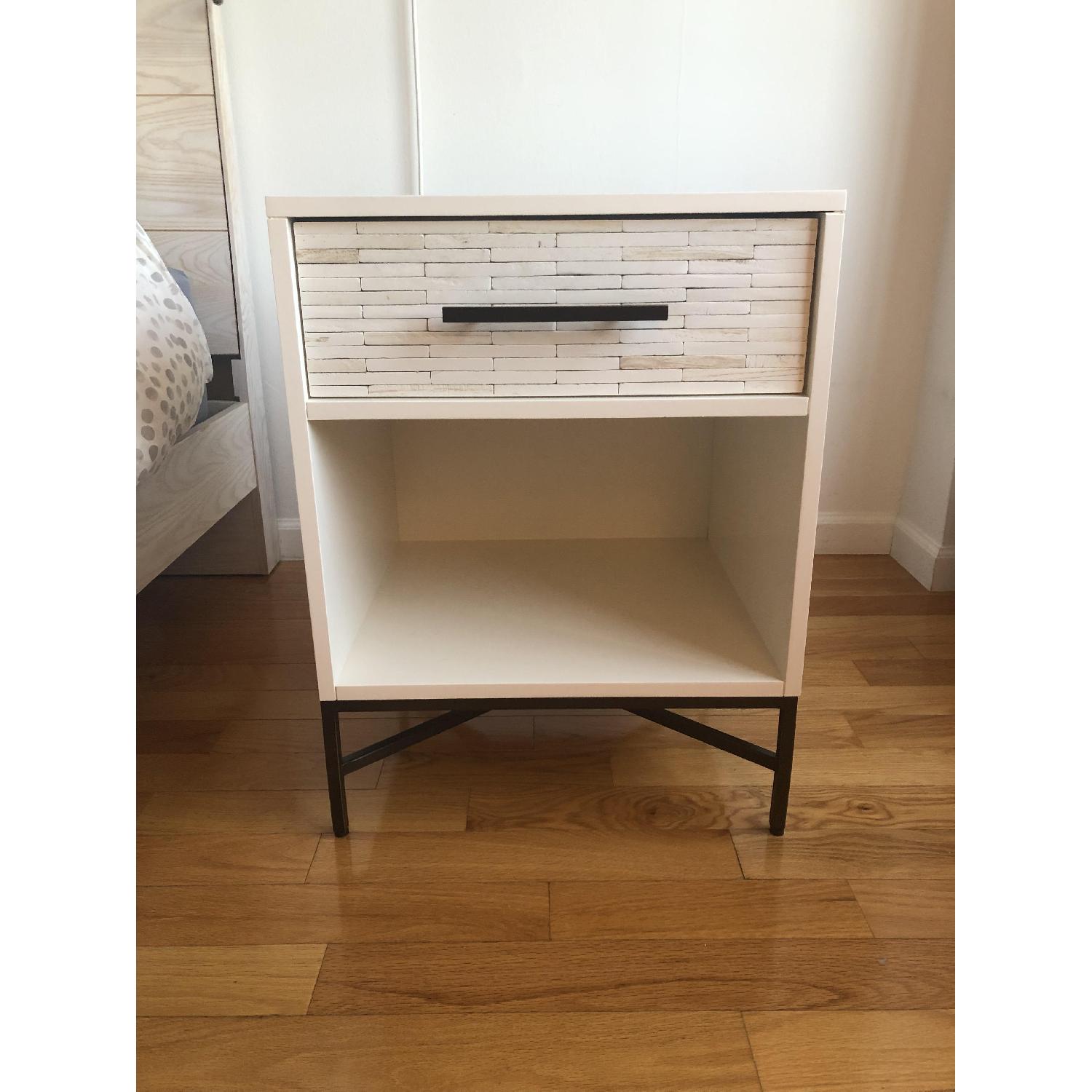West Elm Tiled Nightstand AptDeco