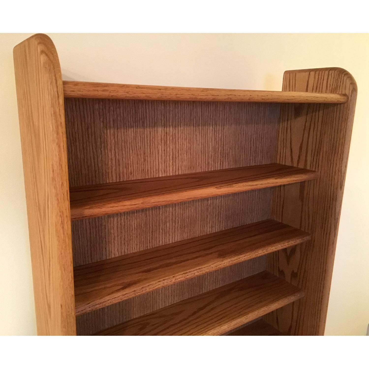 Solid Oak CD Storage Rack - image-3
