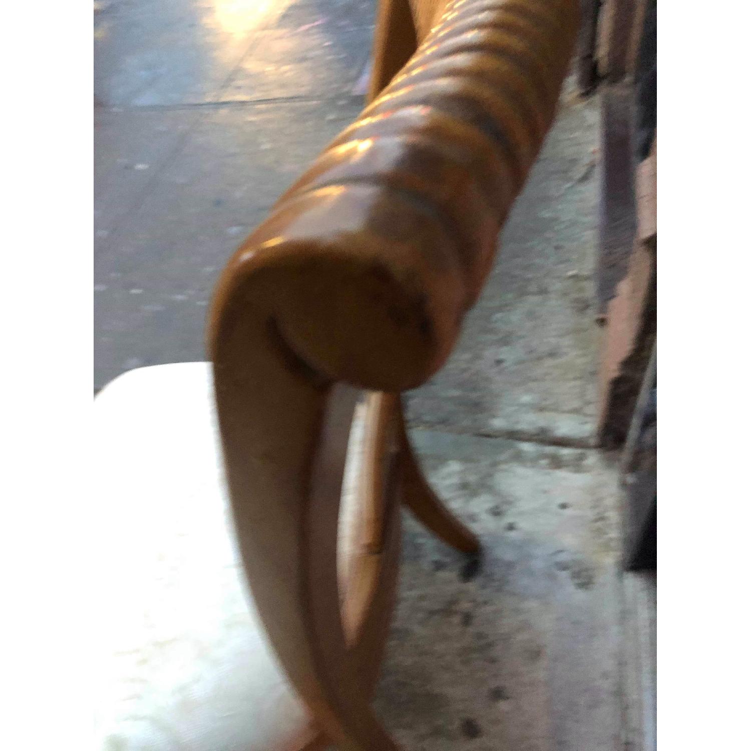 Solid Wood Extendable Dining Table w/ 6 Chairs - image-12