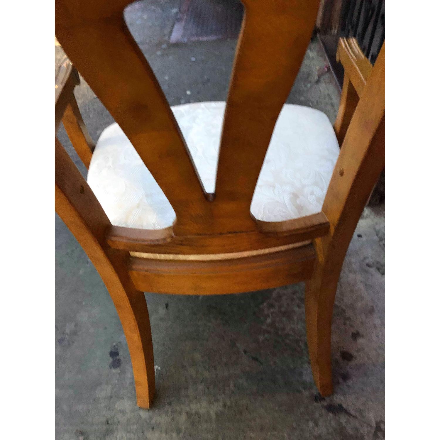 Solid Wood Extendable Dining Table w/ 6 Chairs - image-15