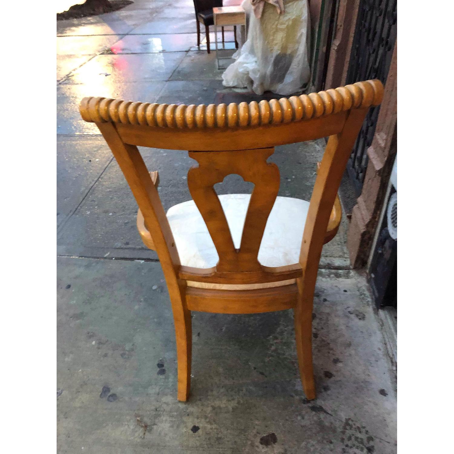 Solid Wood Extendable Dining Table w/ 6 Chairs - image-18