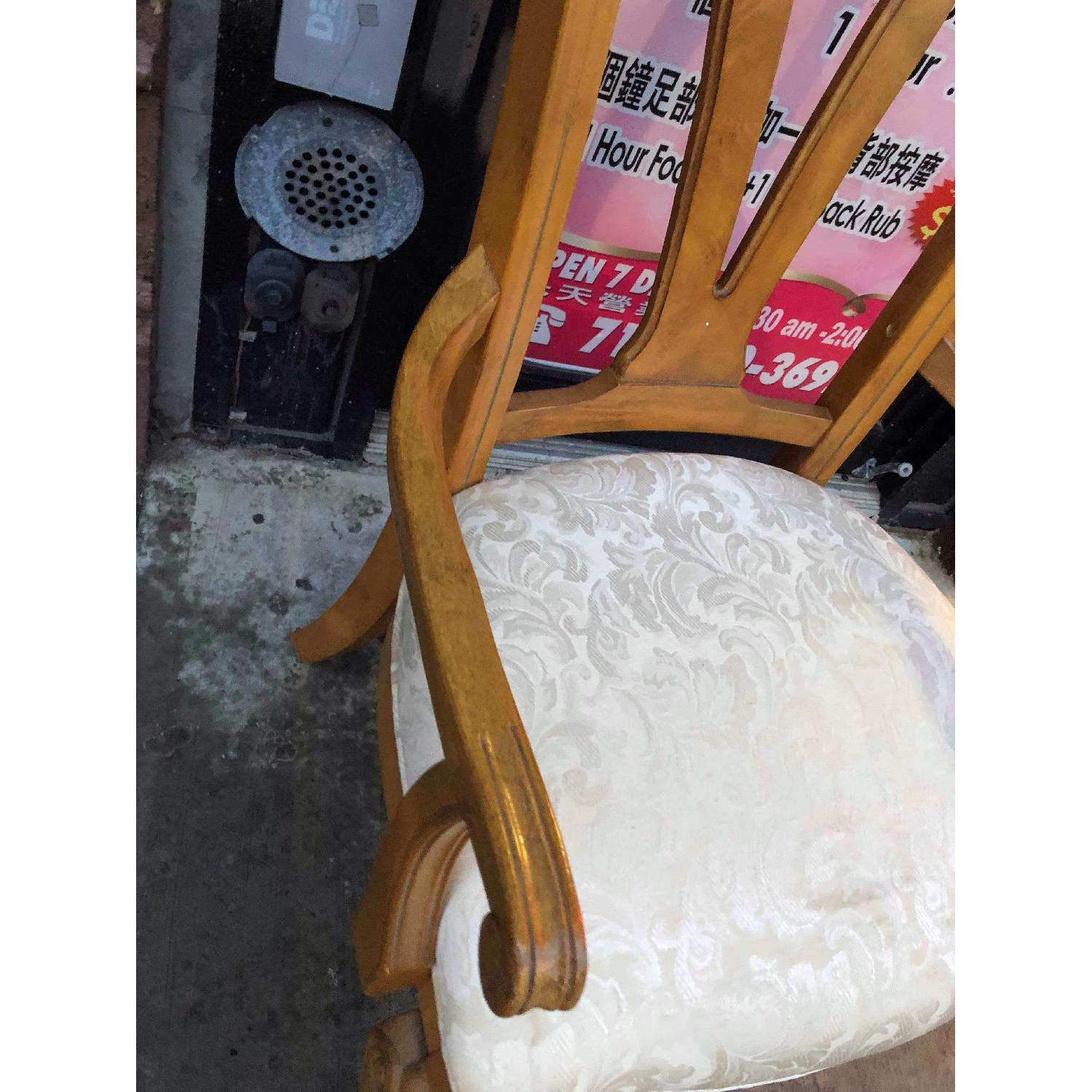 Solid Wood Extendable Dining Table w/ 6 Chairs - image-19