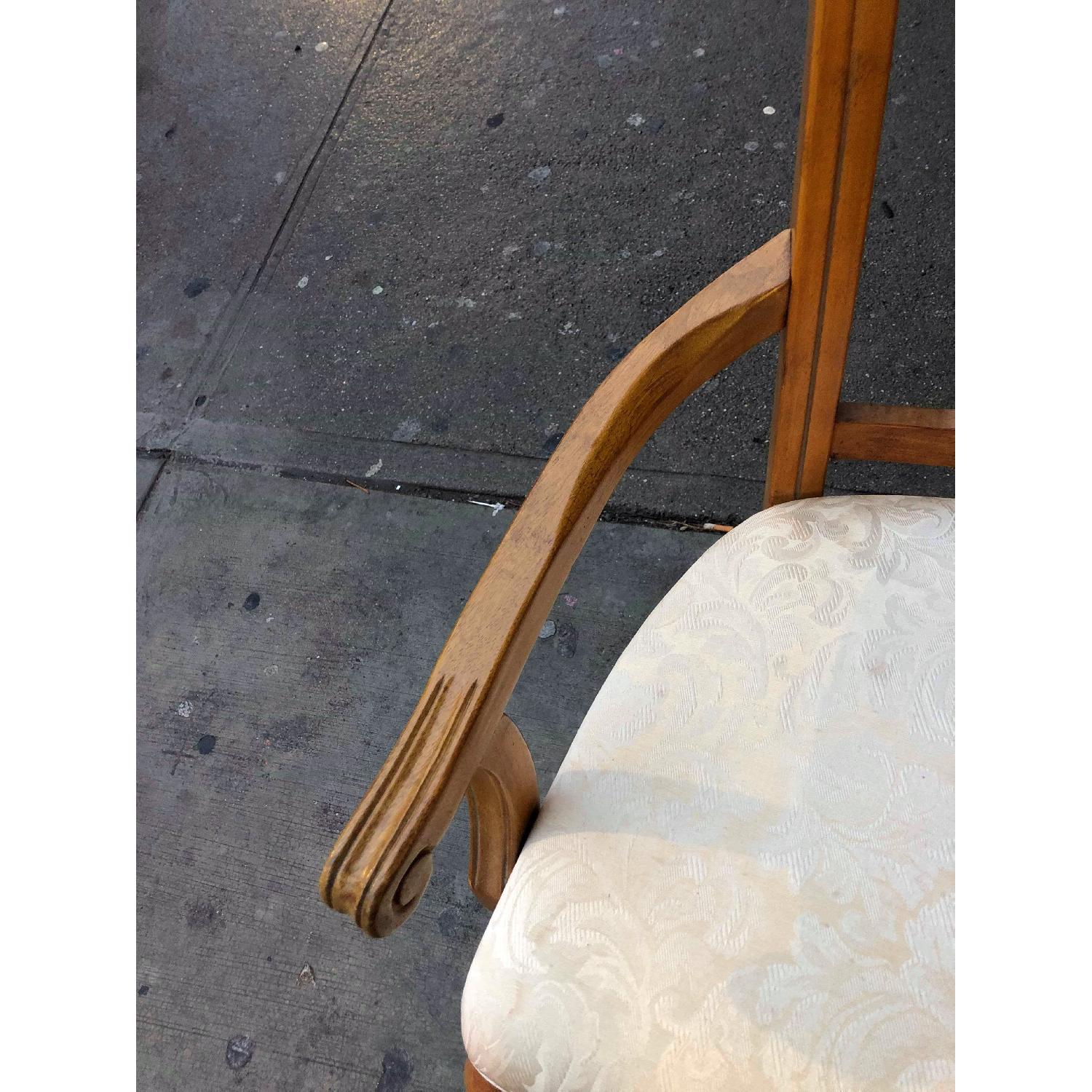 Solid Wood Extendable Dining Table w/ 6 Chairs - image-26