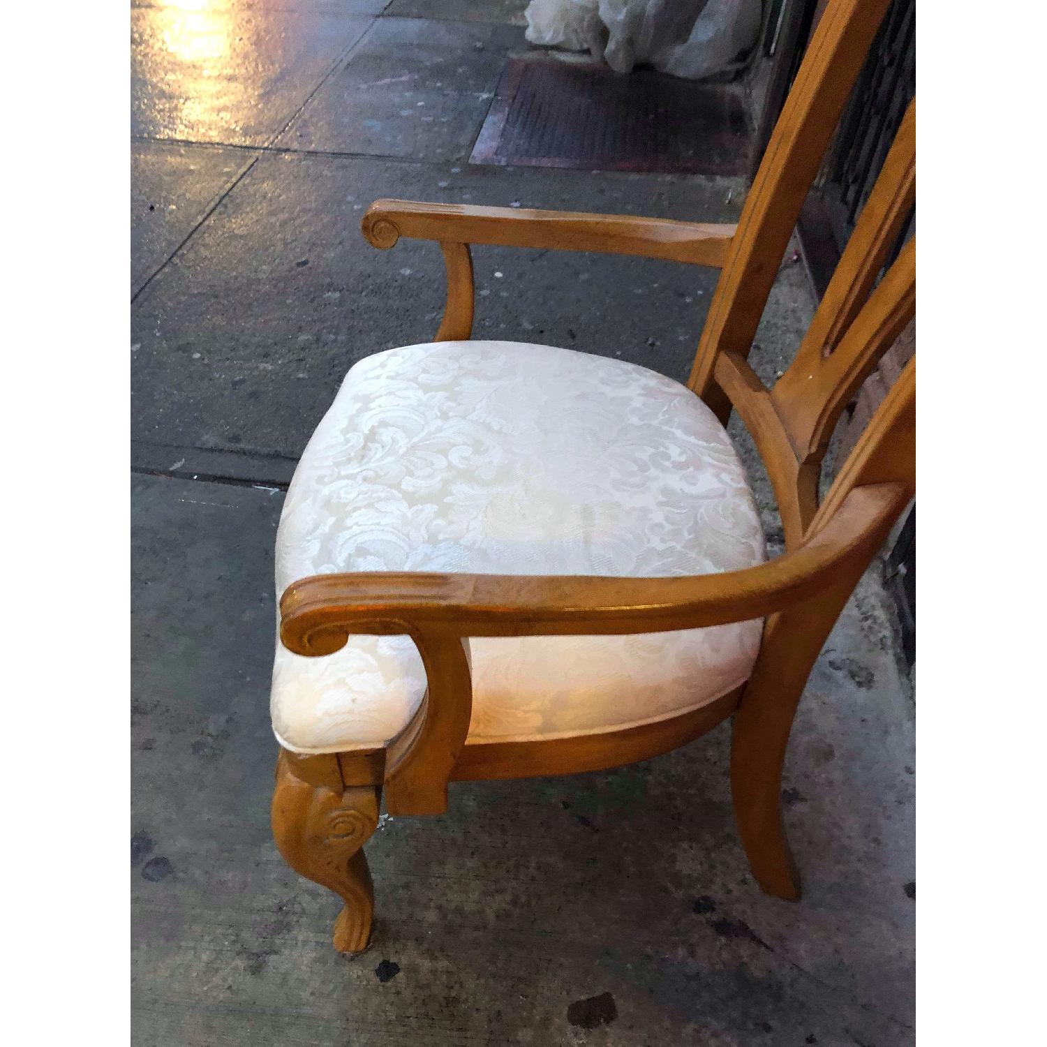 Solid Wood Extendable Dining Table w/ 6 Chairs - image-27