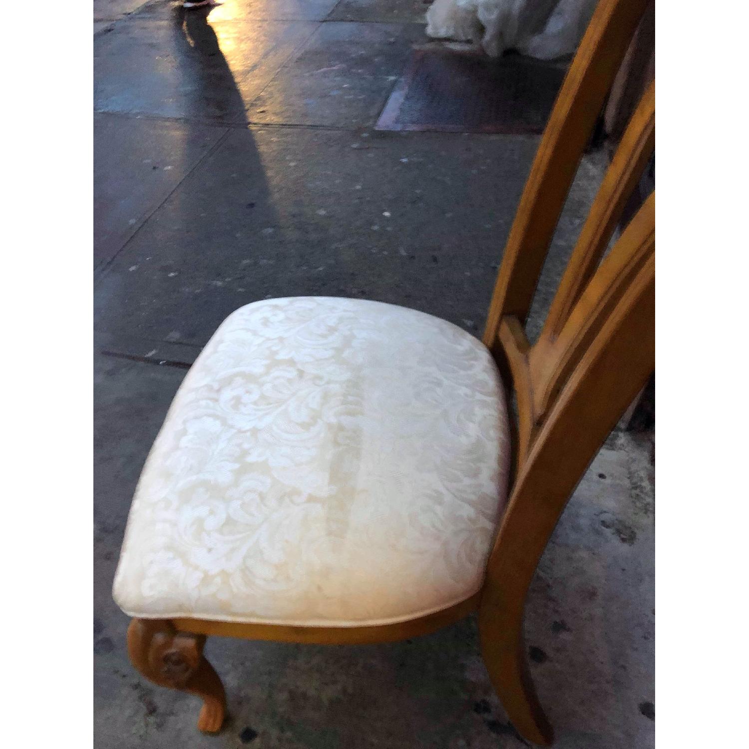 Solid Wood Extendable Dining Table w/ 6 Chairs - image-28