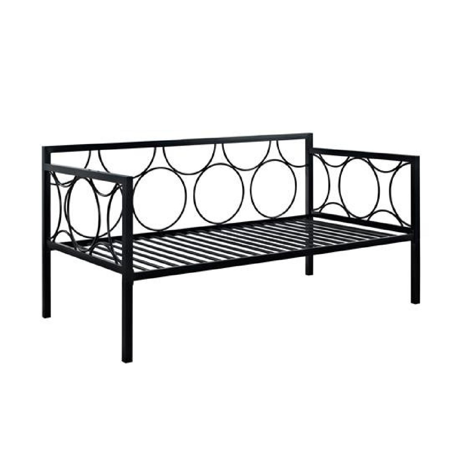 DHP Rebecca Twin Size Black Daybed Metal Frame - image-6