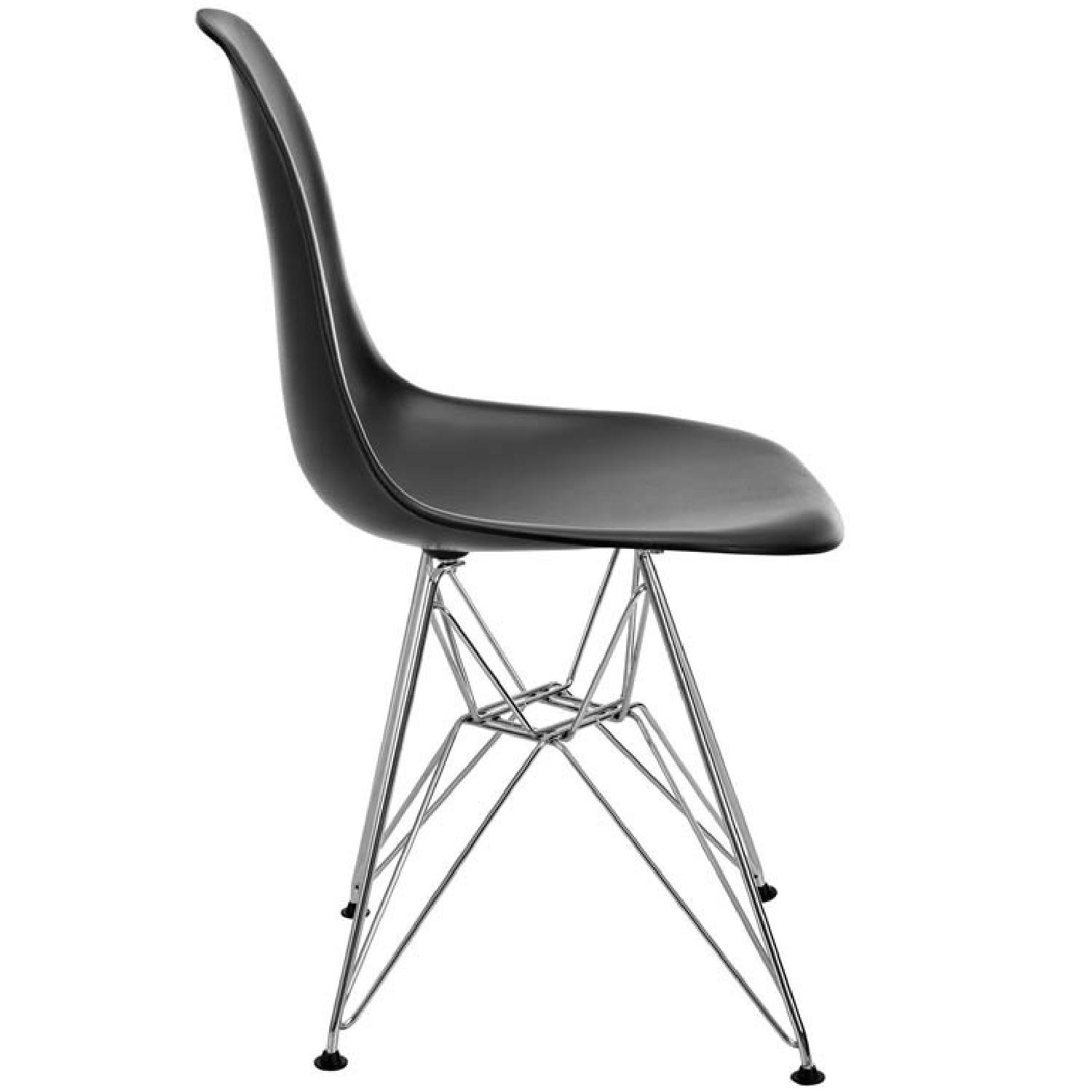 Manhattan Home Design Plastic Dining Chair in Black - image-2