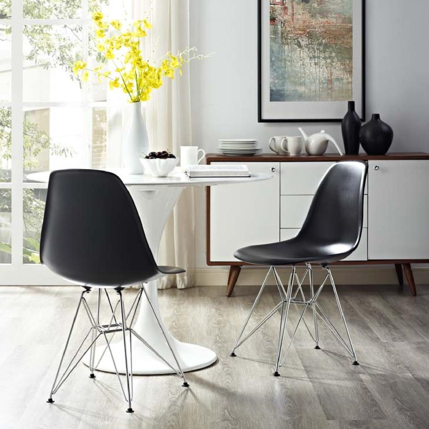 Manhattan Home Design Plastic Dining Chair in Black - image-3
