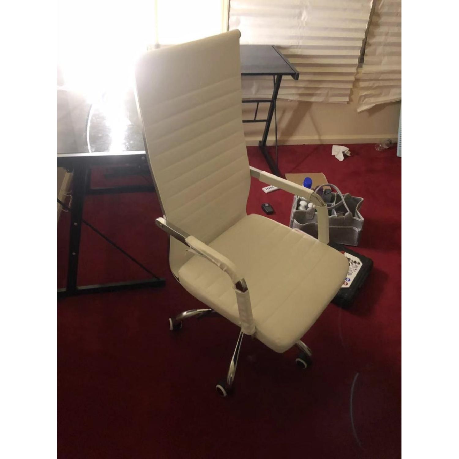 Ergonomic High Back Executive Office Chair in PU Leather - image-2