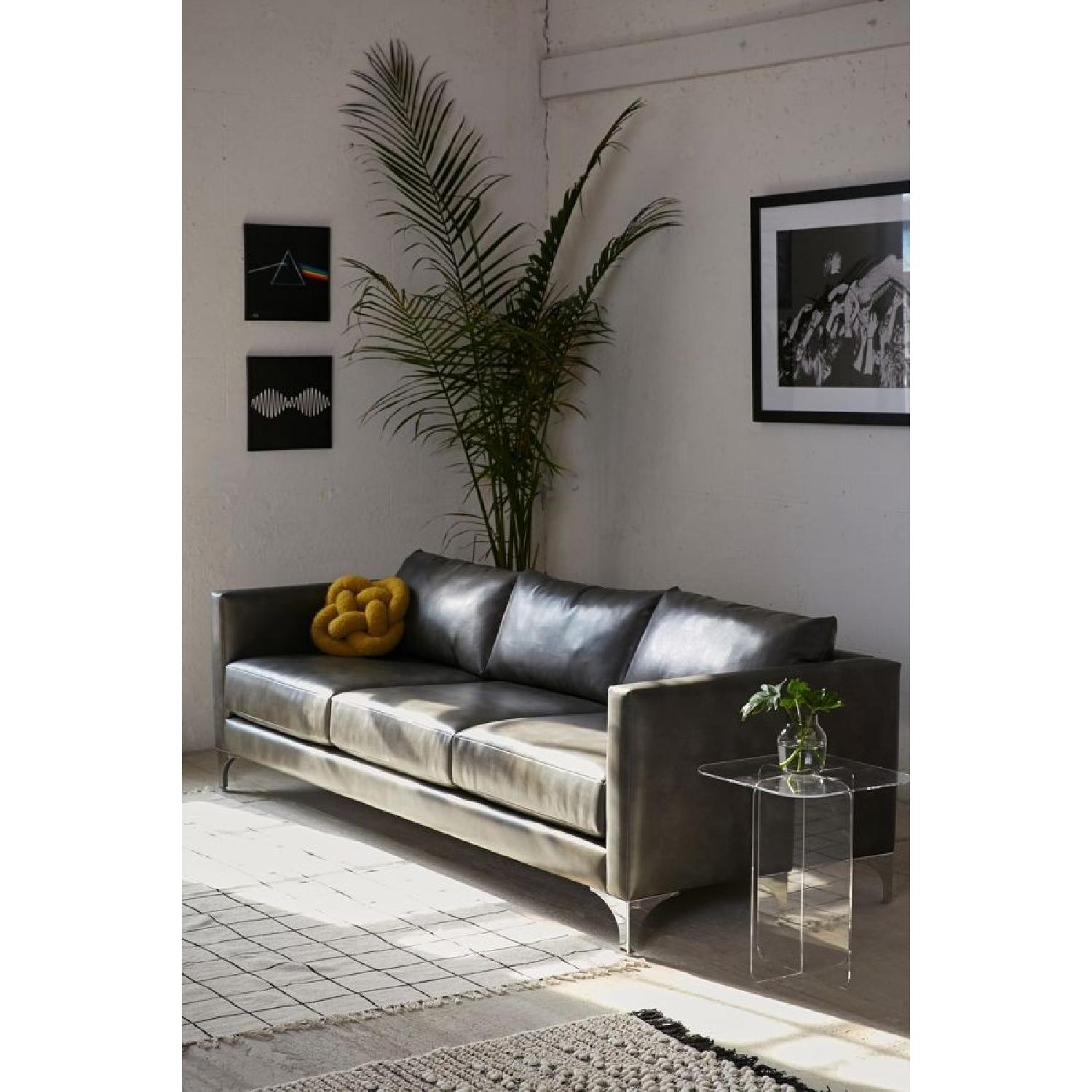 Urban Outfitters Chamberlin Leather Sofa - image-3