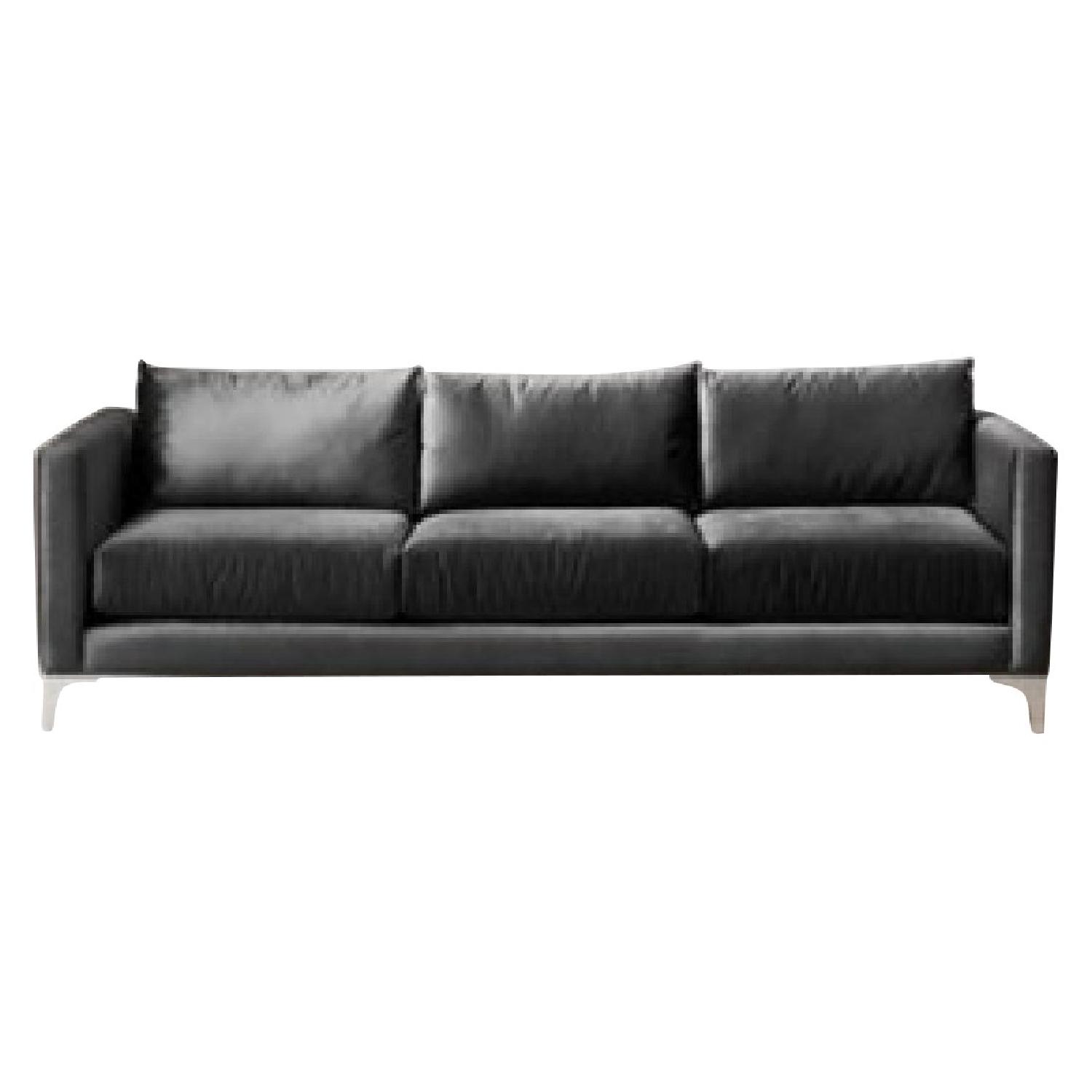 Urban Outfitters Chamberlin Leather Sofa - image-0