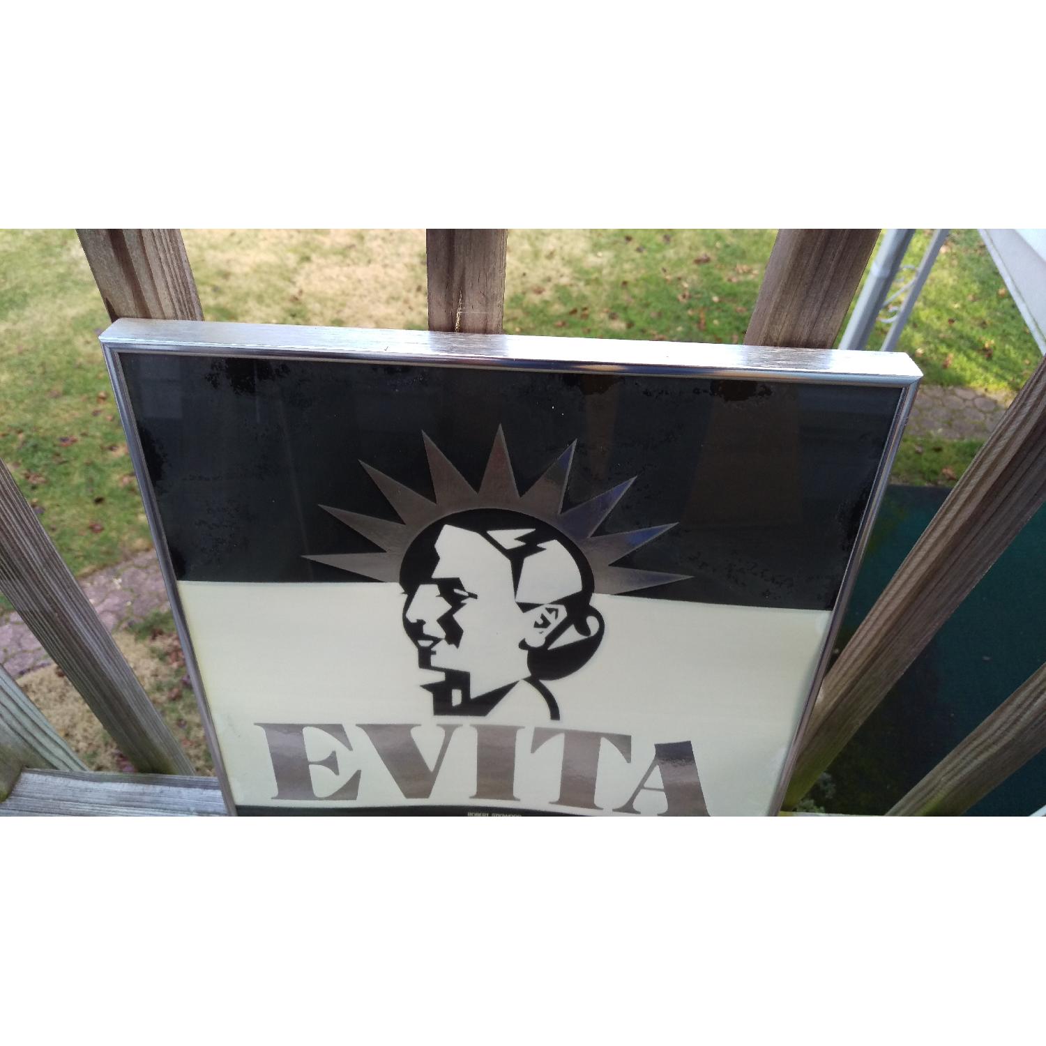 Evita Original Broadway Theater Poster w/ Foil Back - image-1