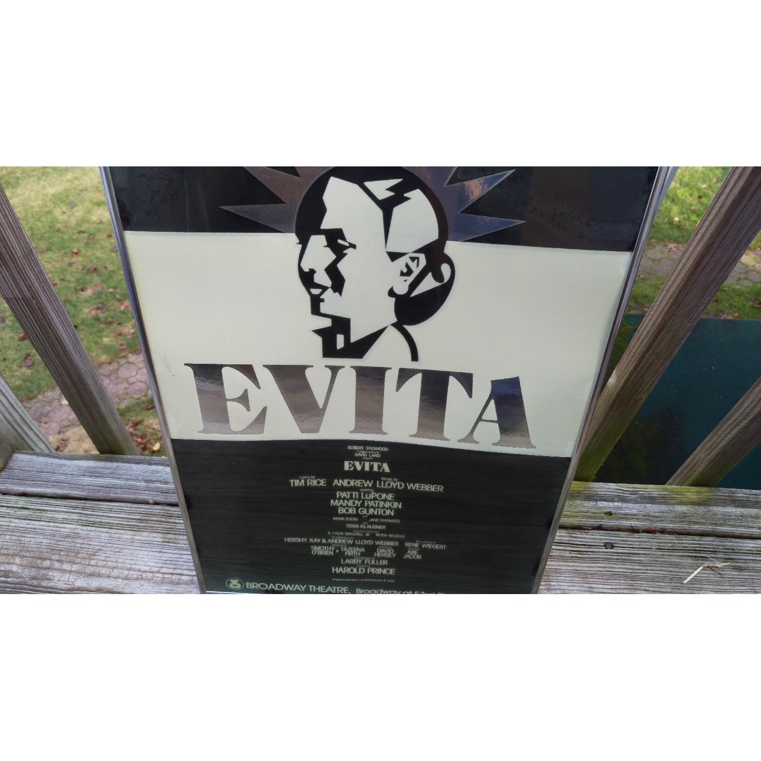 Evita Original Broadway Theater Poster w/ Foil Back - image-4