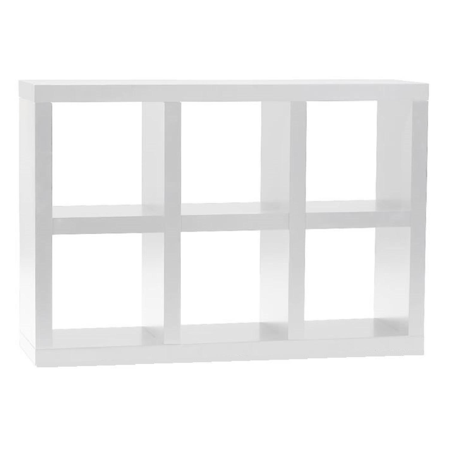 West Elm Parsons Media Console/Bookcase AptDeco