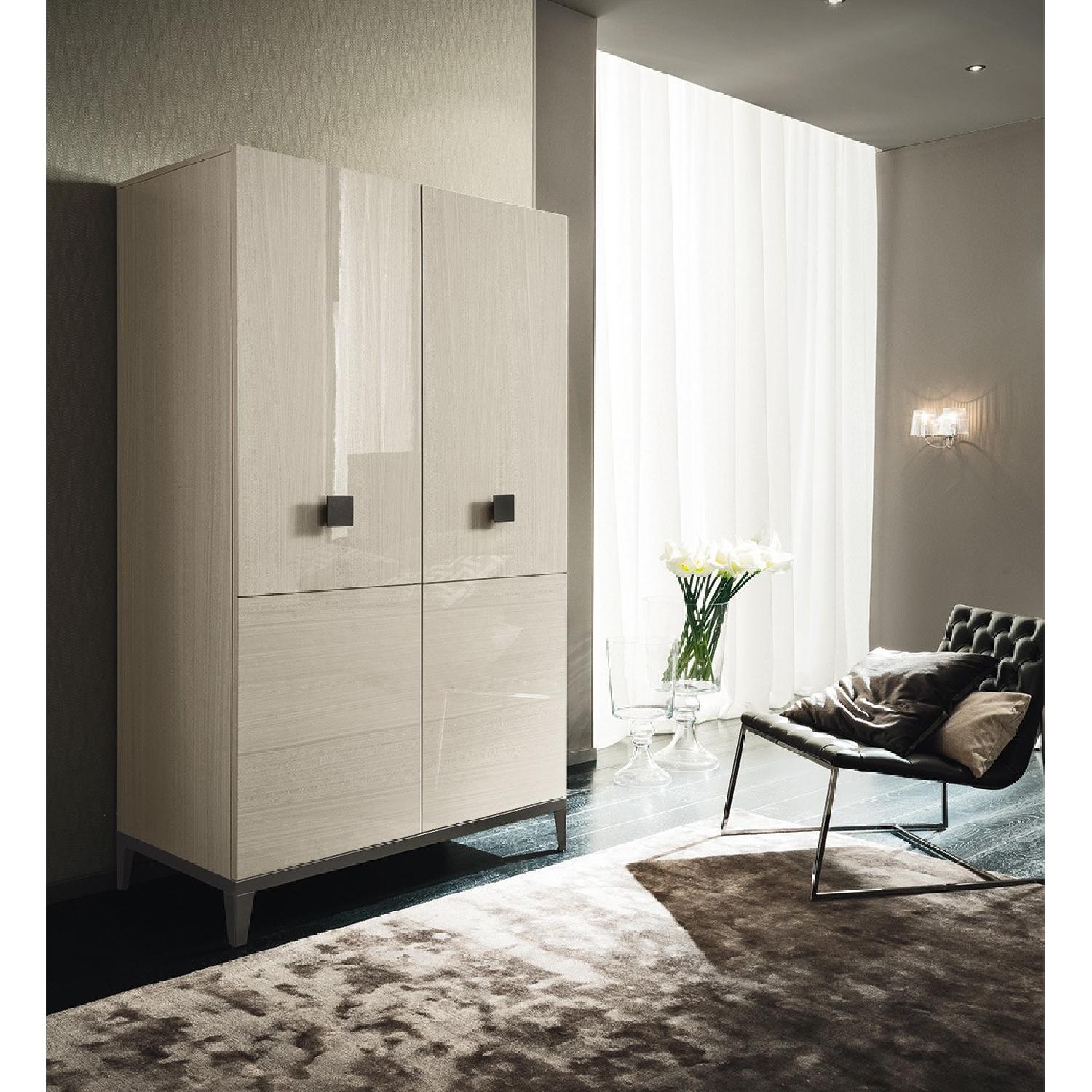 ALF Italia Mont Blanc Collection 2 Swinging Door Wardrobe - image-1