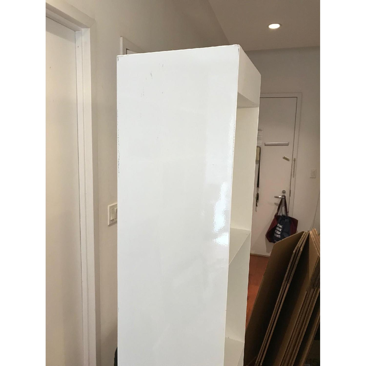 CB2 Carlson II Tower White Narrow Bookcase - image-2