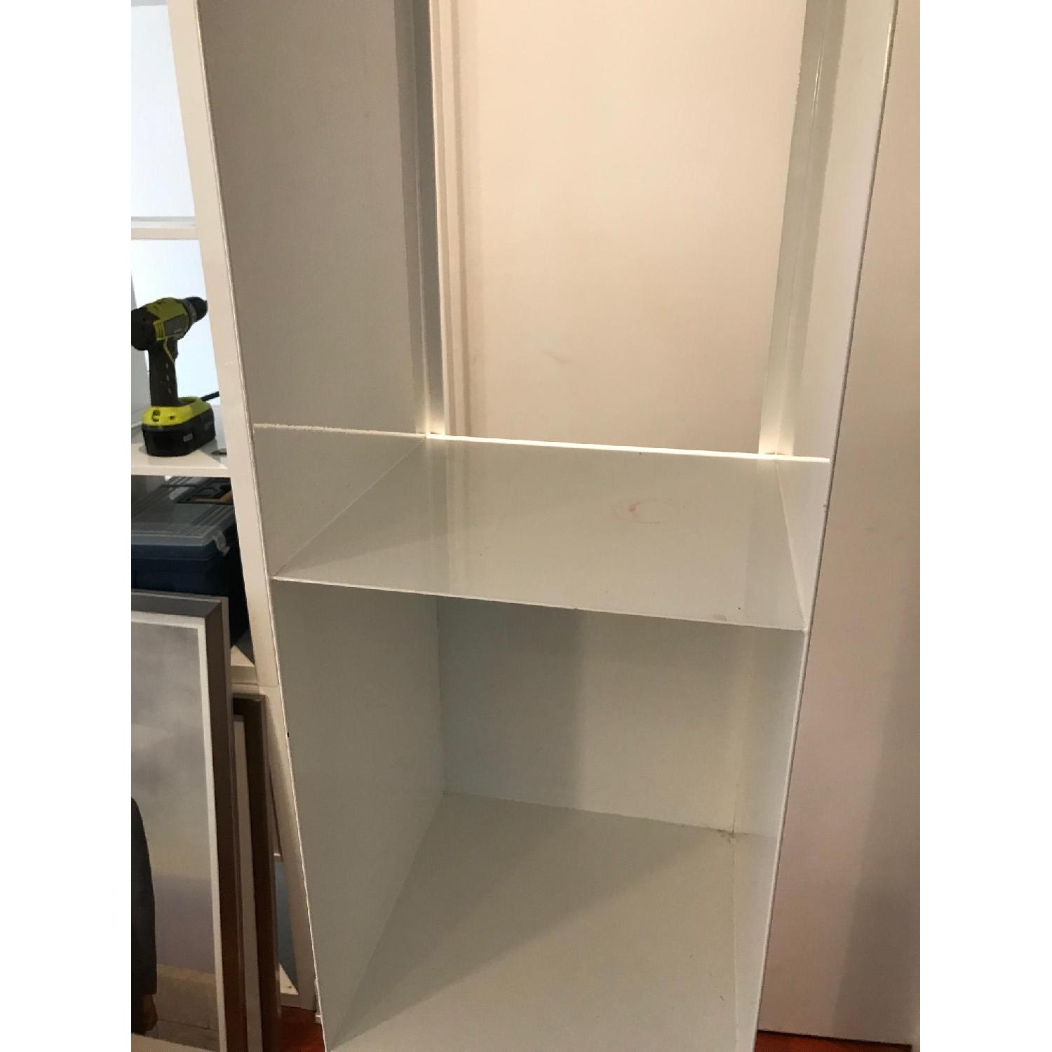 CB2 Carlson II Tower White Narrow Bookcase - image-5