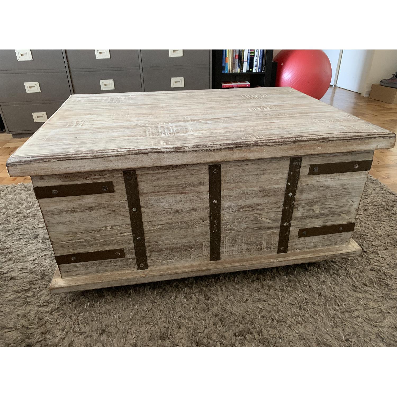 Pottery Barn Kaplan Trunk/Coffee Table - image-5