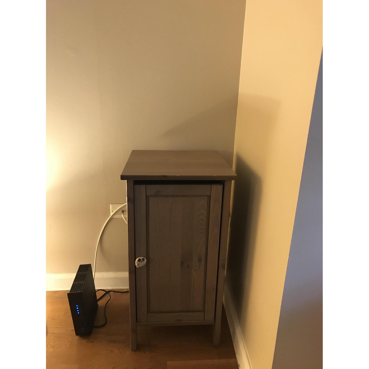 Ikea Hemnes Side Table w/ Anthropologie Knobs AptDeco
