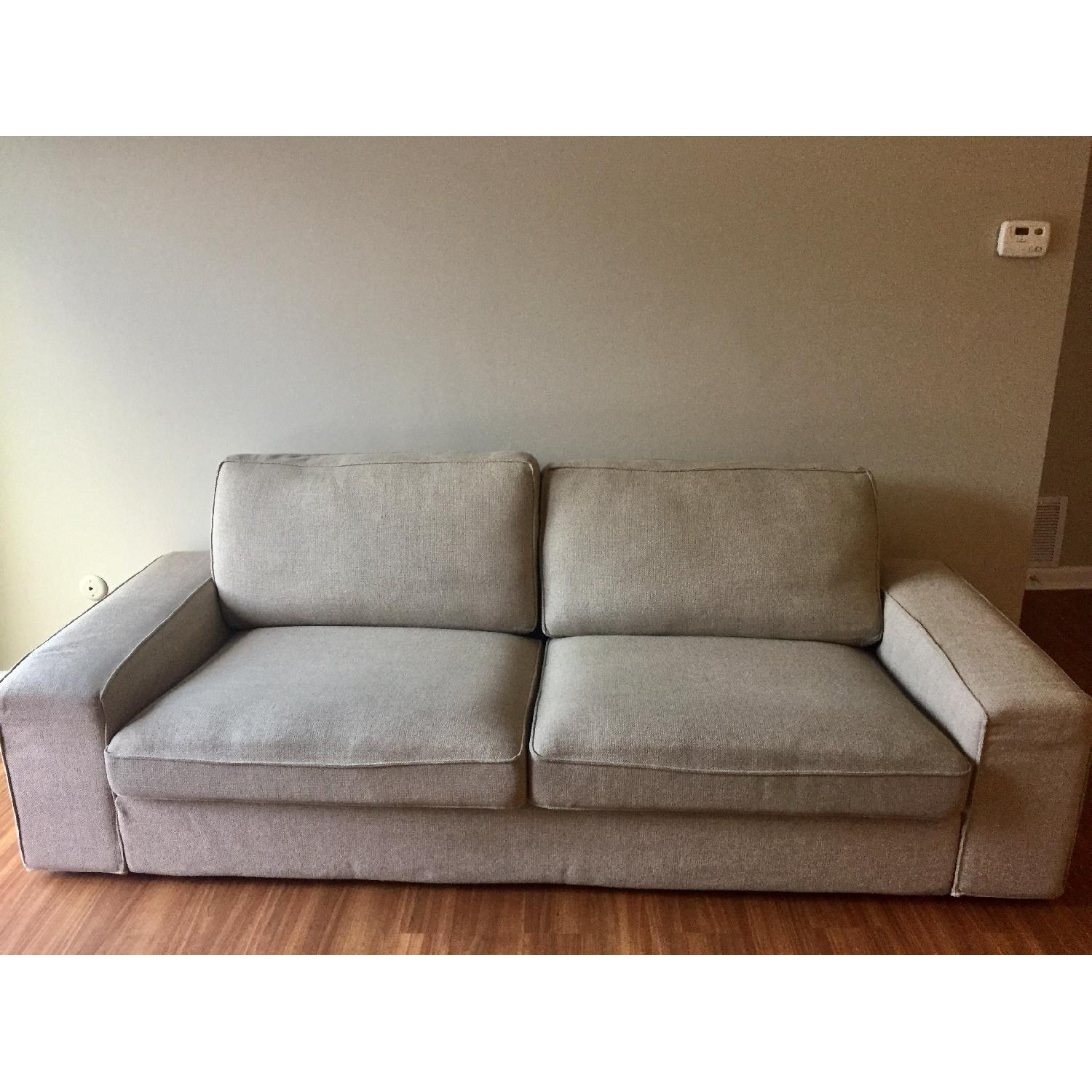 IKEA KIVIK ソファベッド ベージュ (Sofa Bed Beige) KIVIK 1-seat sleeper sofa, Tibbleby beige/gray - IKEA