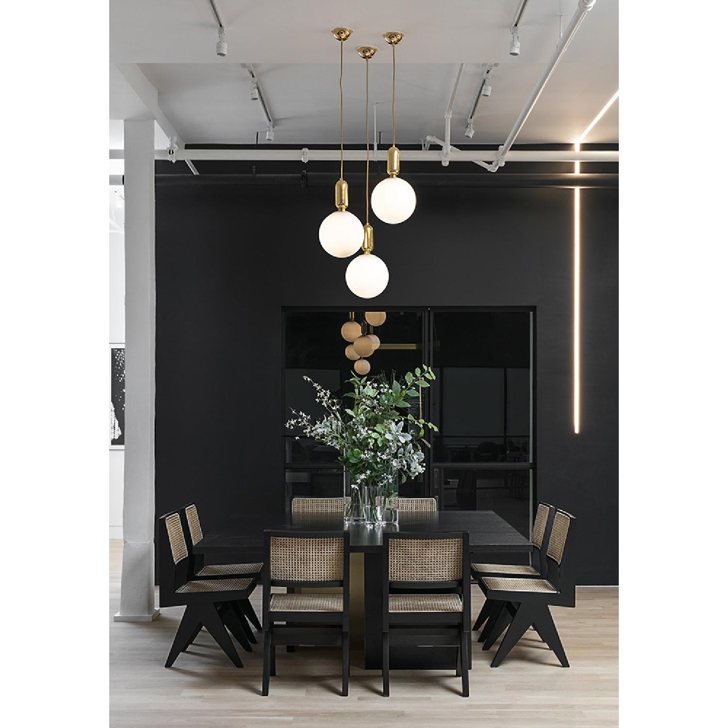 Black & Gold Globe Pendant Lights - image-2