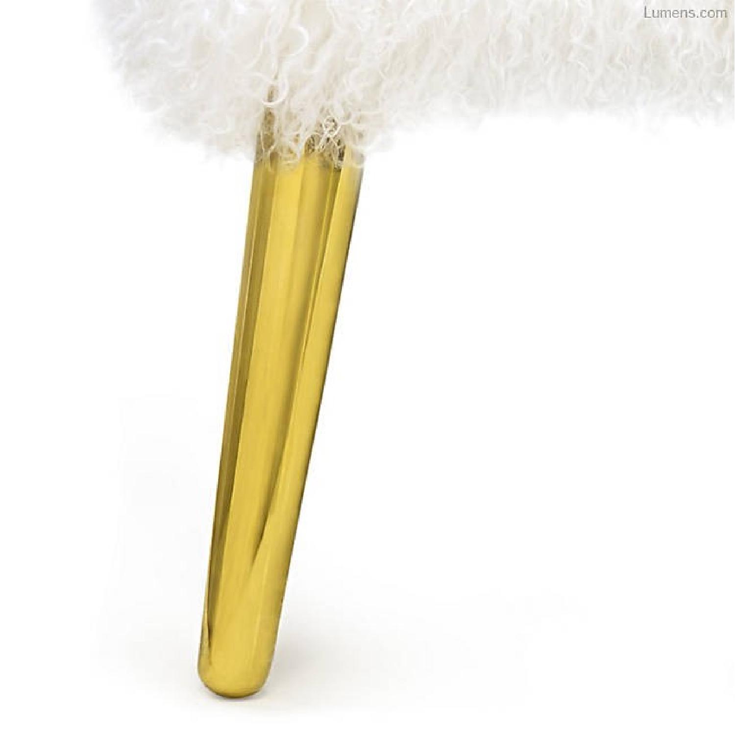 Jonathan Adler Large Mongolian Lamb Bench - image-2