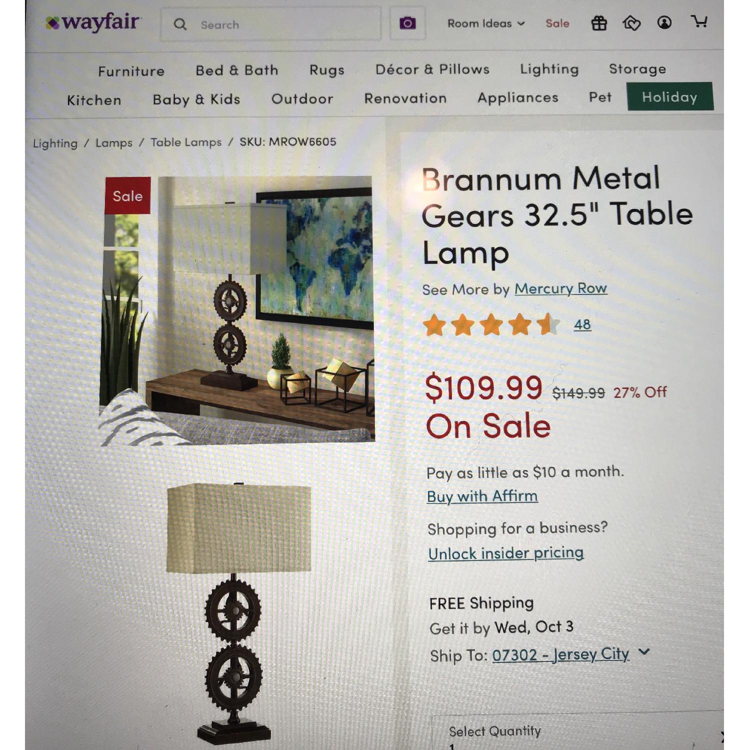 Austin Design Gear Table Lamp - image-1