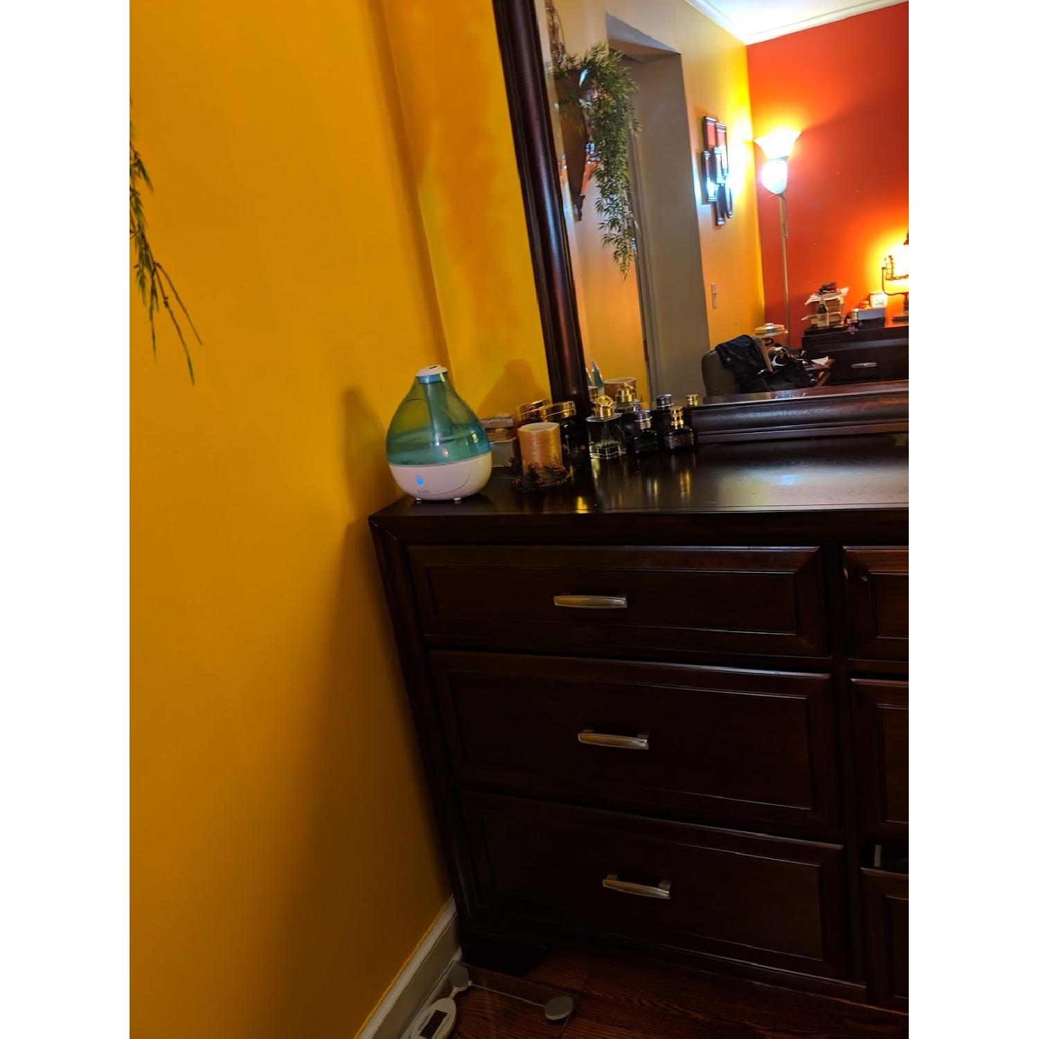 Raymour & Flanigan 6 Drawer Dresser w/ Mirror - image-3