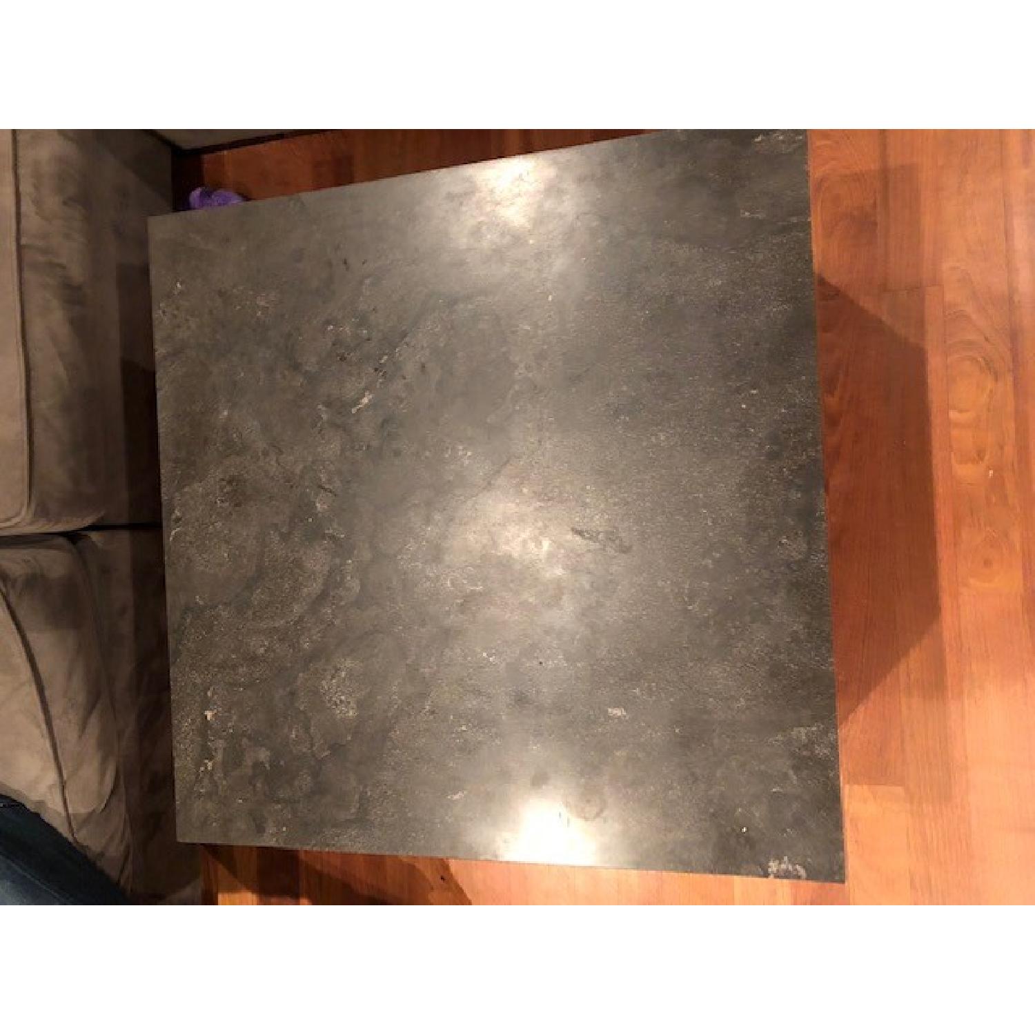 Crate & Barrel Bluestone Coffee Table - image-3