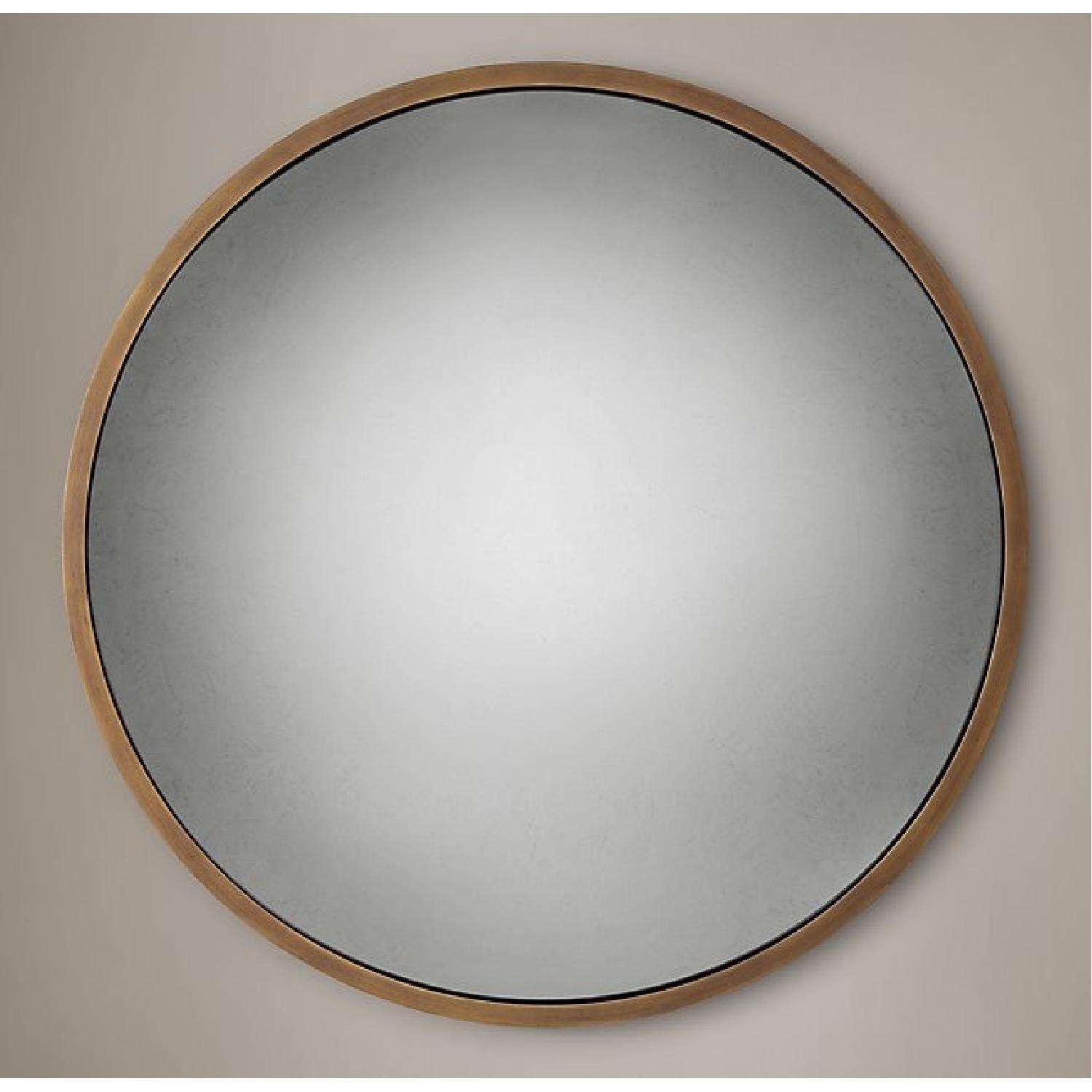 Restoration Hardware Round 1940s Glomis Mirror - image-4