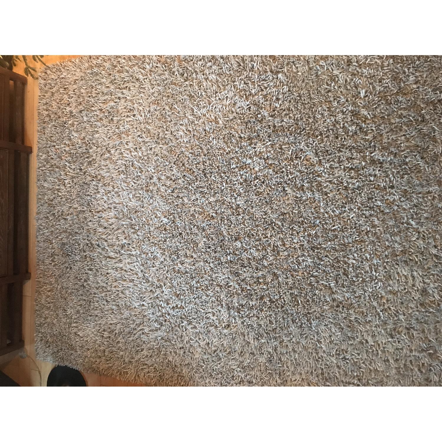 Crate & Barrel Hollis Tweed Wool Shag Rug - image-1