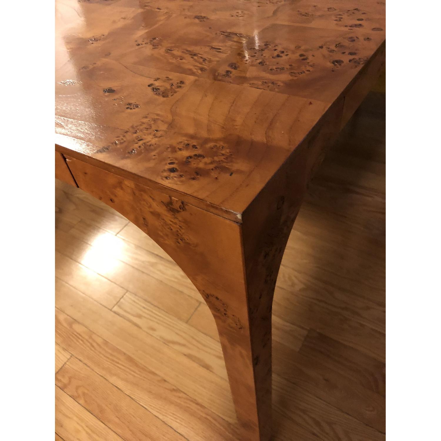 CB2 Aqua Virgo Burl Dining Table - image-5