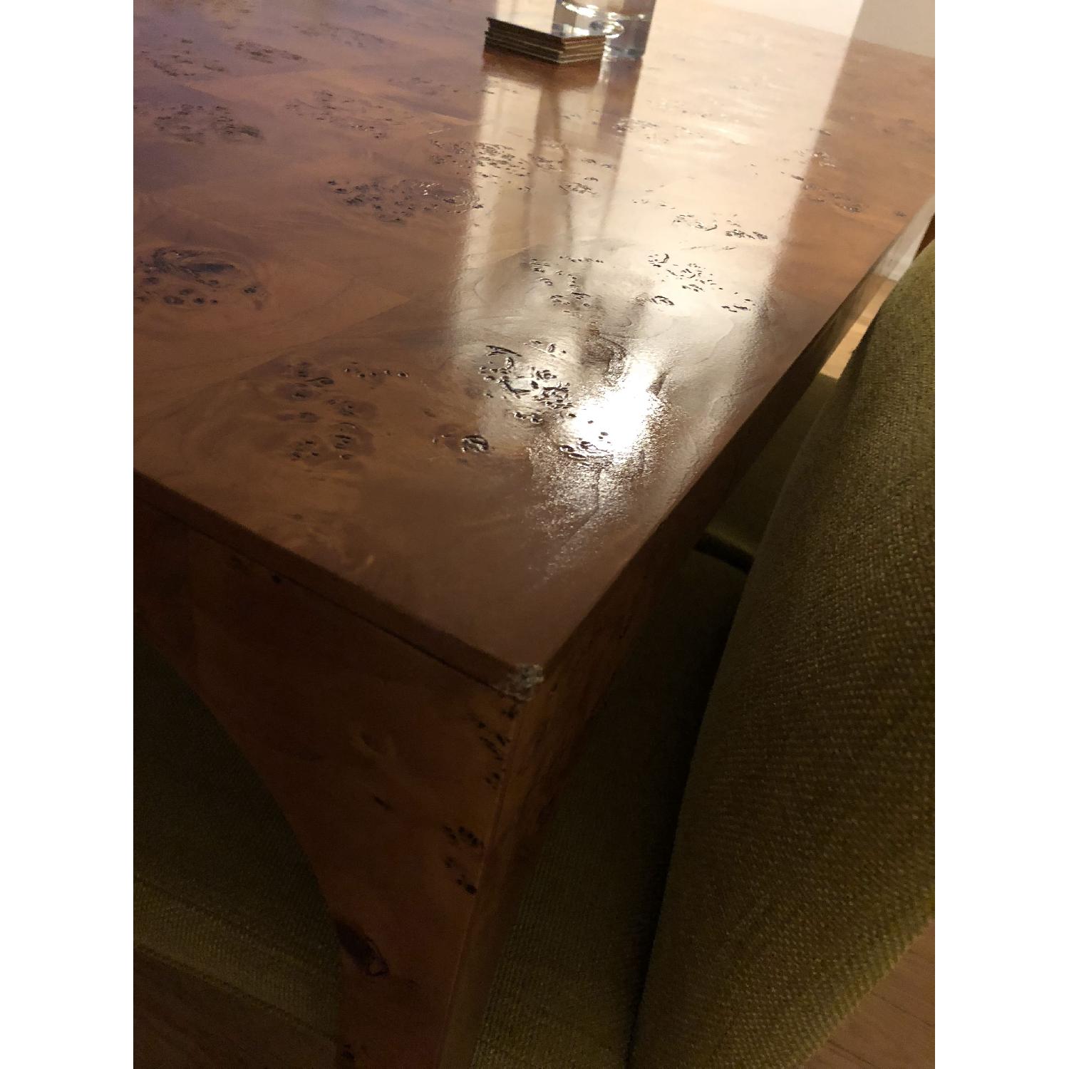 CB2 Aqua Virgo Burl Dining Table - image-8