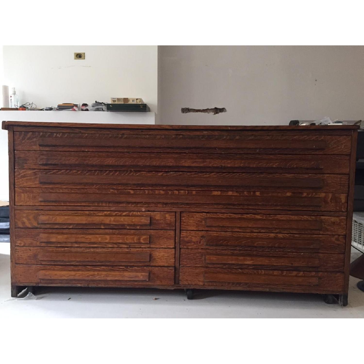 Antique Map Cabinet - image-2