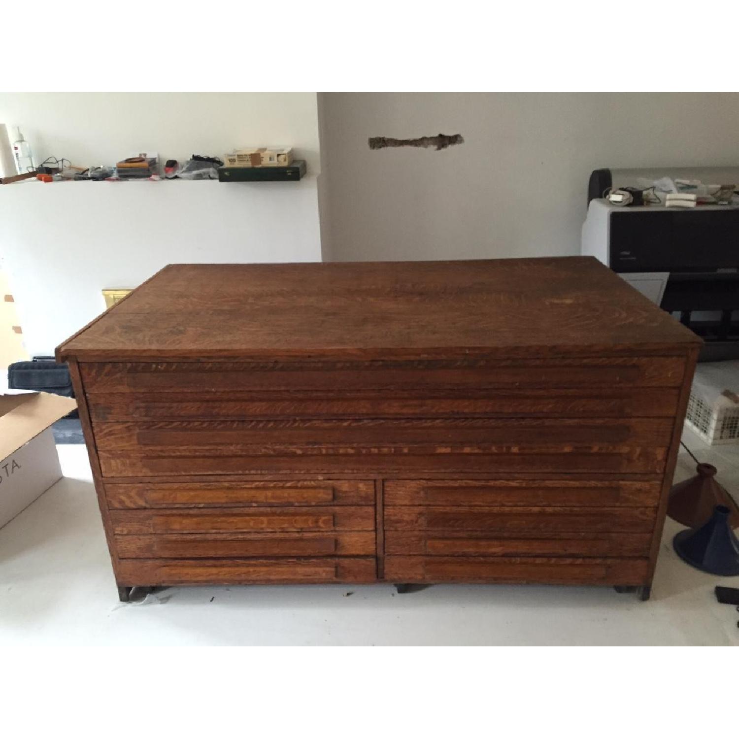 Antique Map Cabinet - image-4