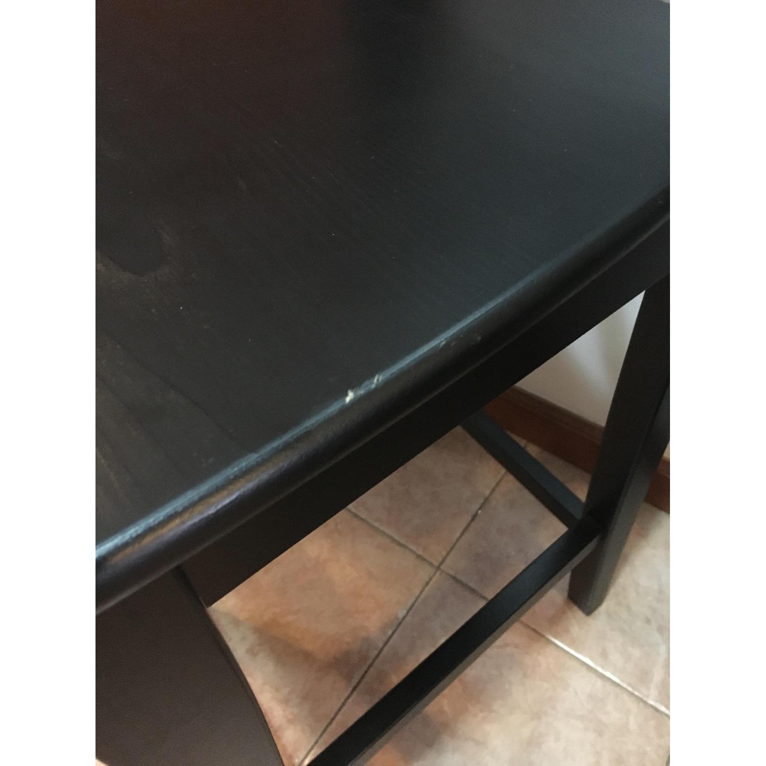 Ikea Ingolf Bar Stool w/ Backrest - image-6