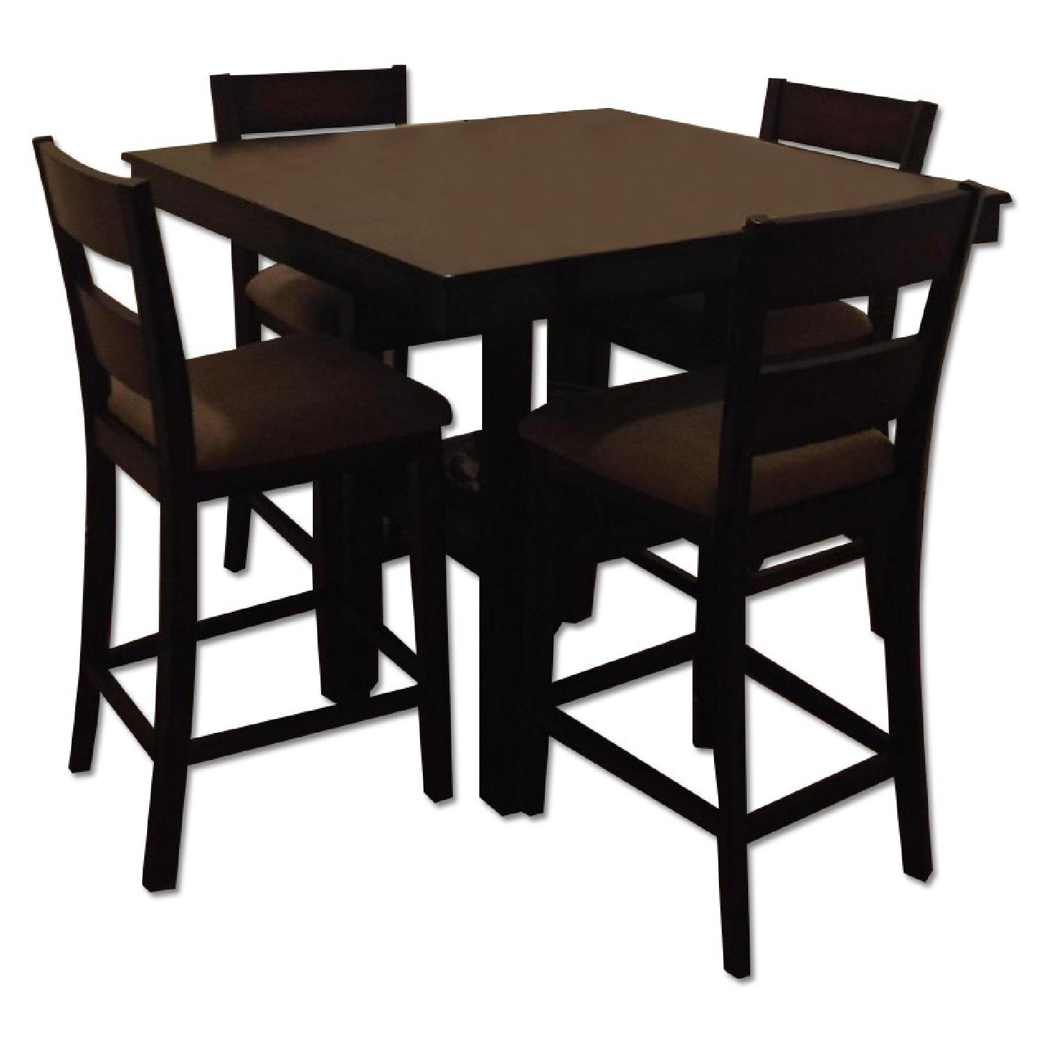 Macy's Bar Height Table w/ 4 Chairs AptDeco