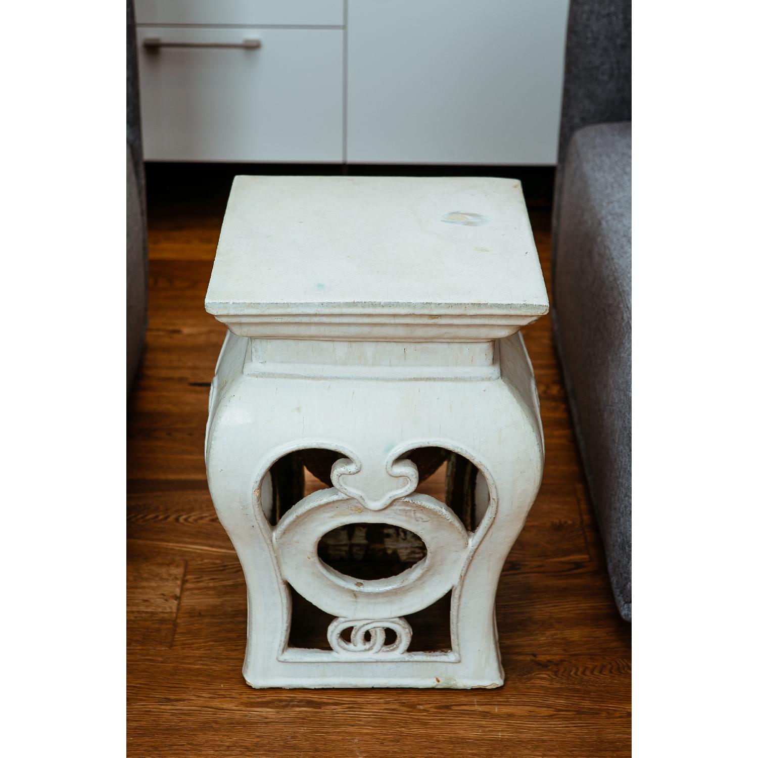 Antique Cast Iron Garden Seat - image-3