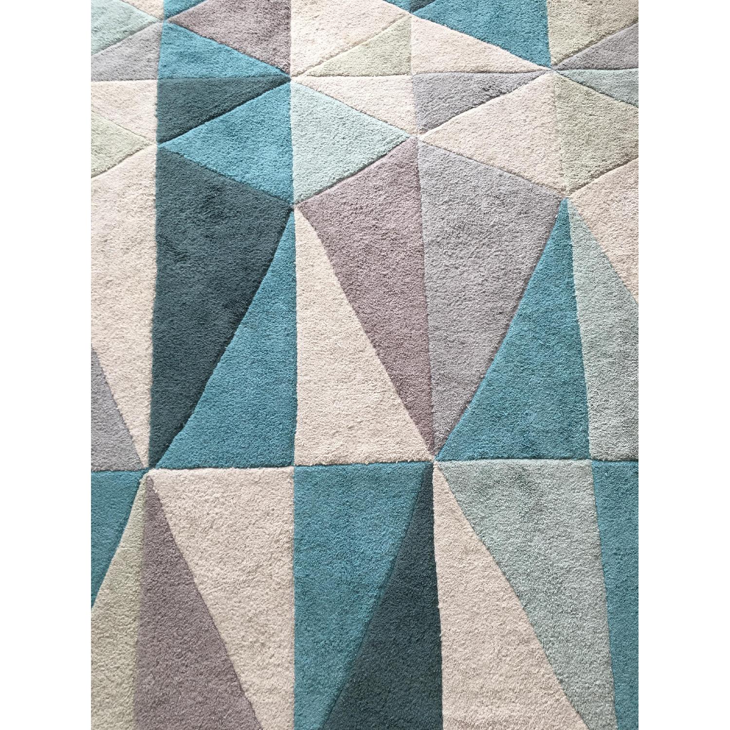 Prism Geometric Rug Geo Prism Area Rug - AptDeco
