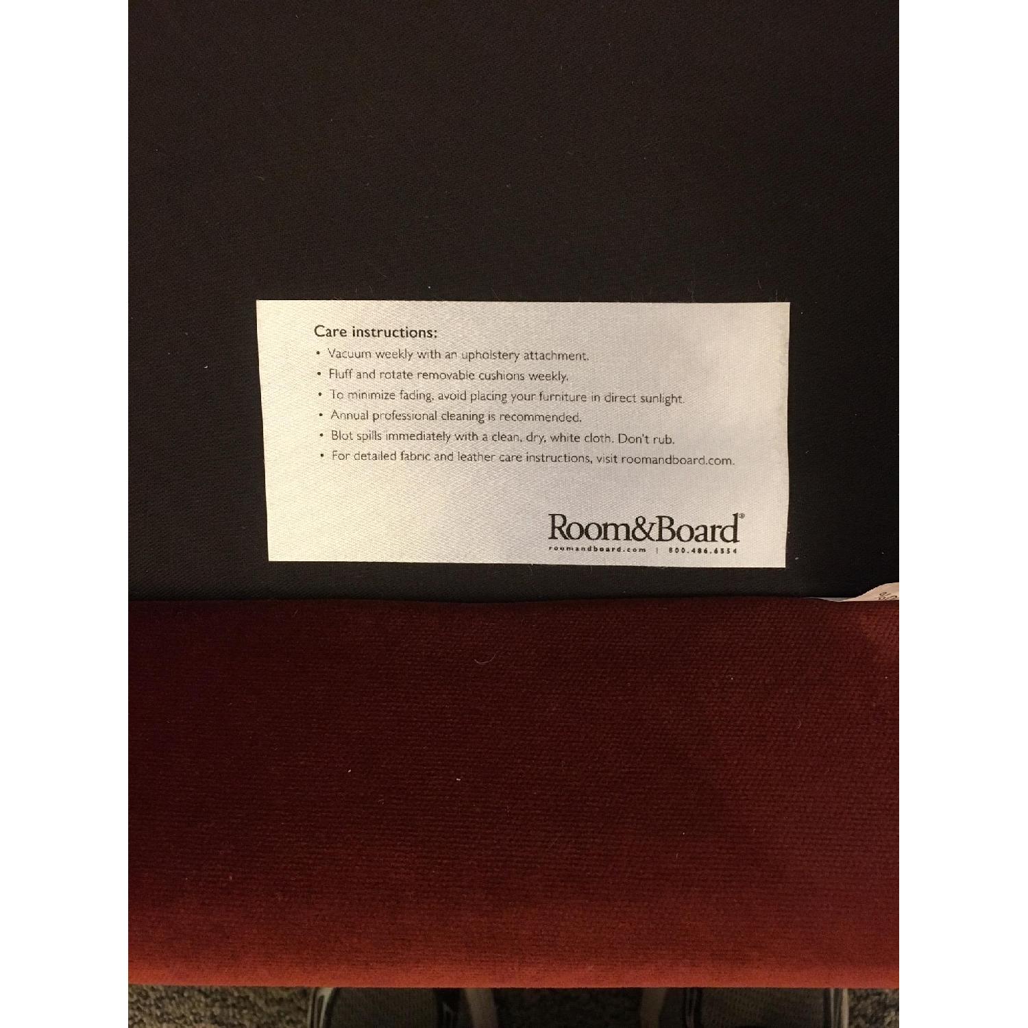 Room & Board Burgundy Amos Swivel Chair - image-5