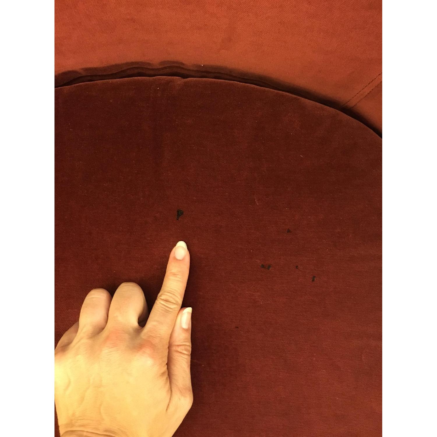 Room & Board Burgundy Amos Swivel Chair - image-6