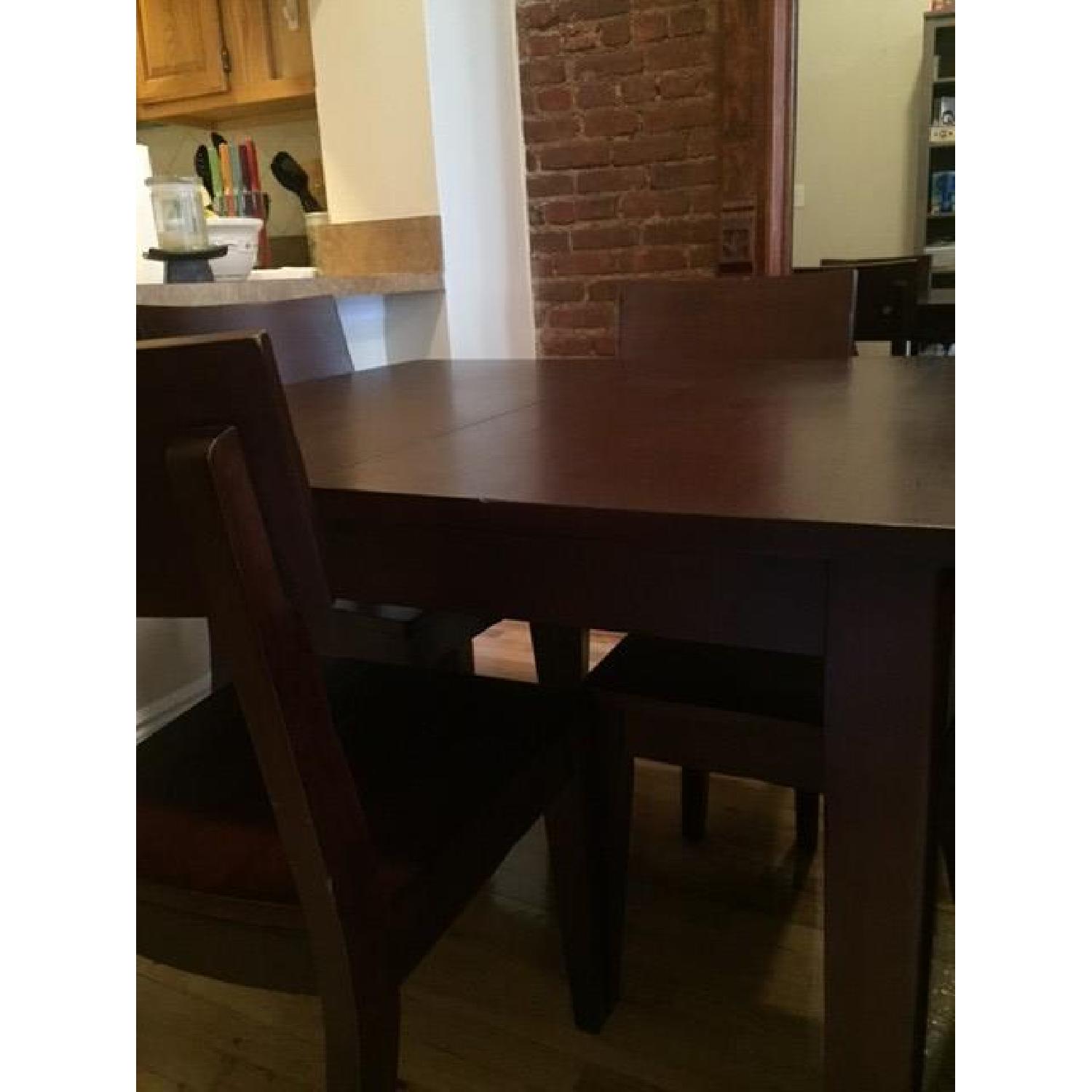 Expandable Dining Table w/ 6 Chairs - image-5