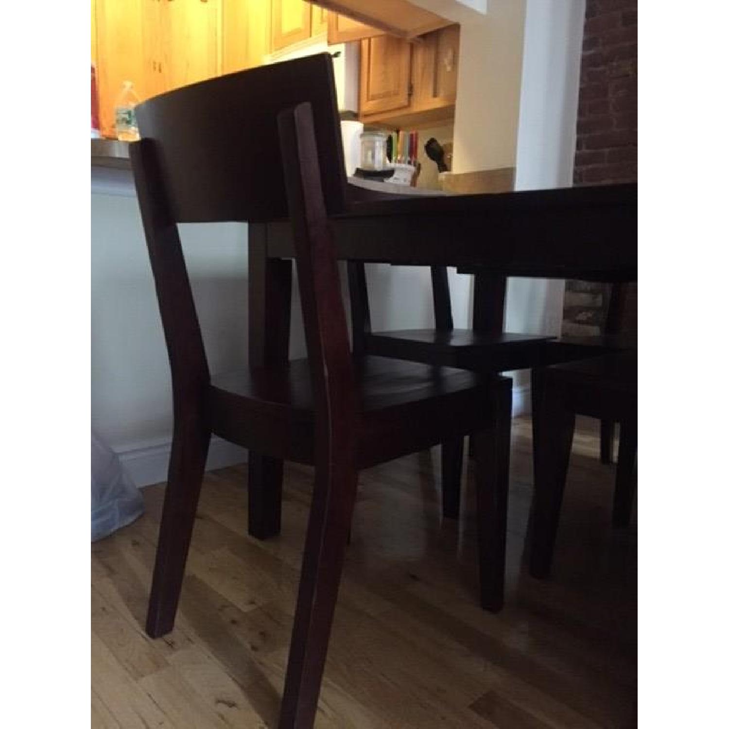 Expandable Dining Table w/ 6 Chairs - image-7