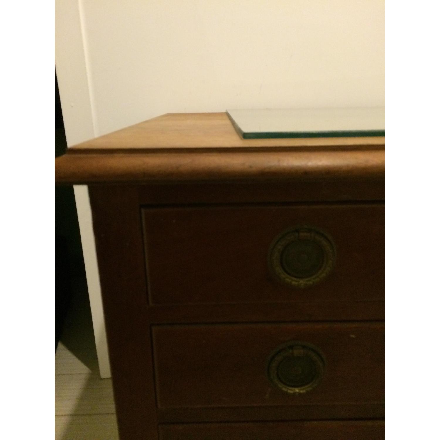 Antique Bankers Desk - image-2