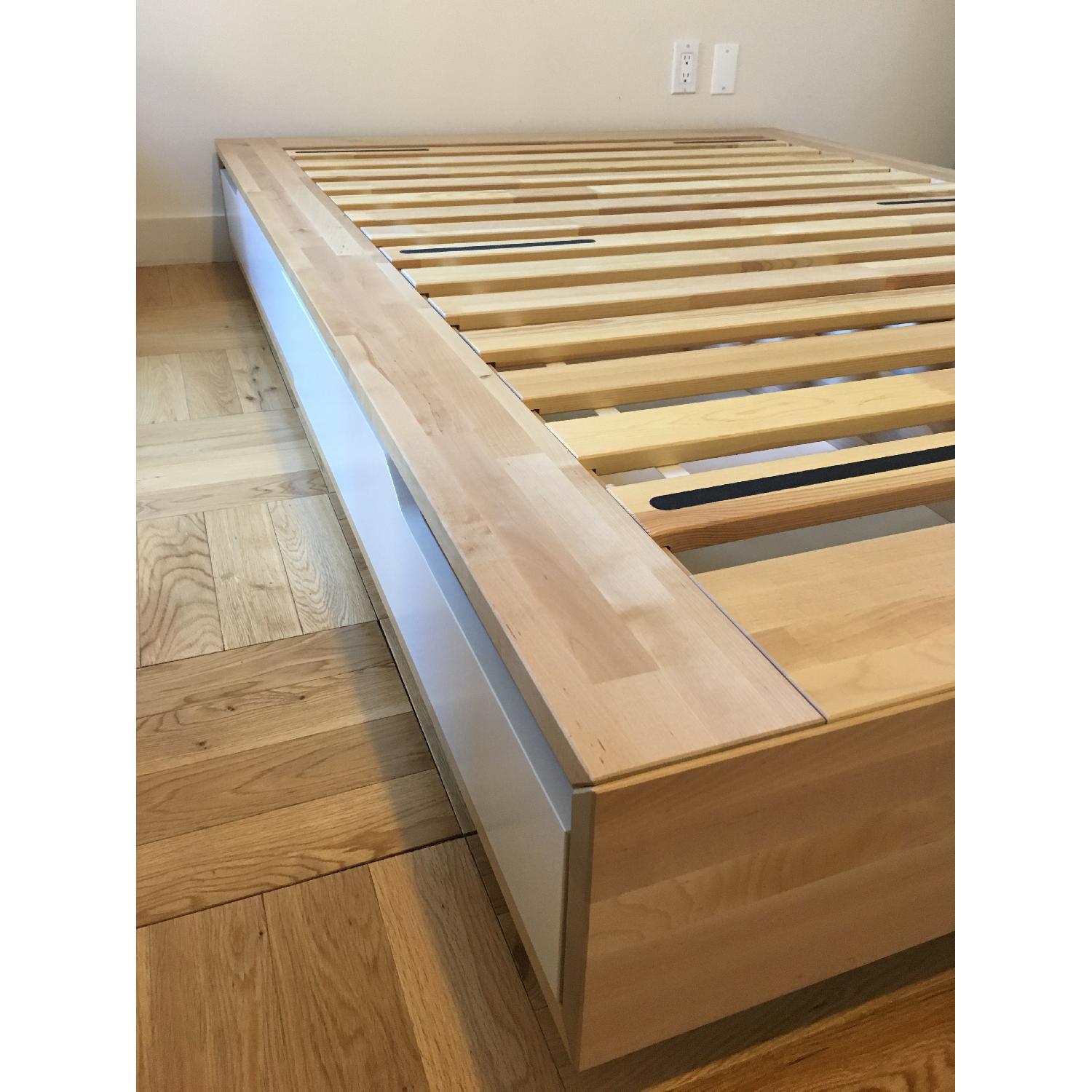 Ikea Mid-Century Full Size Storage Bed - image-3